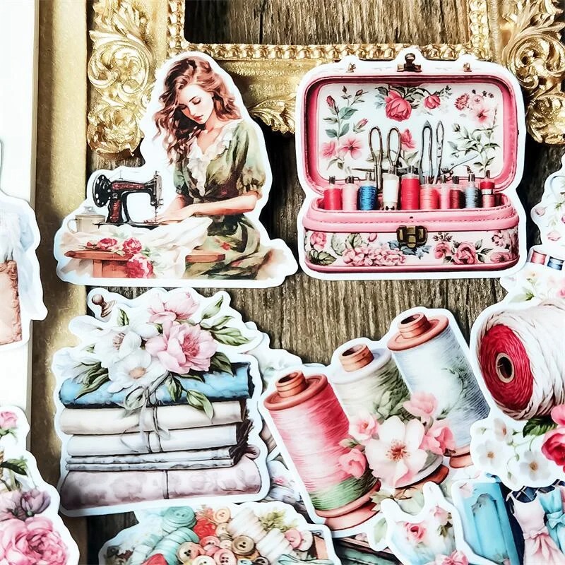 Kids Toys Victoria - Victoria Girl Sewing Machine Stickers Girl