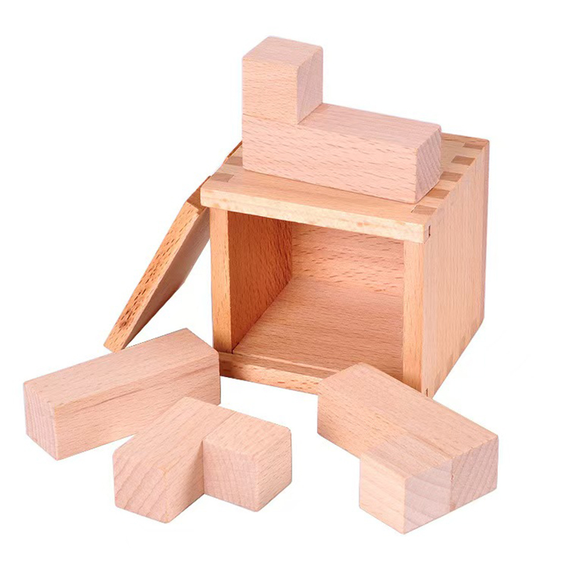 Wooden Puzzle Kids - Magic IQ Oblique Placement of Blocks