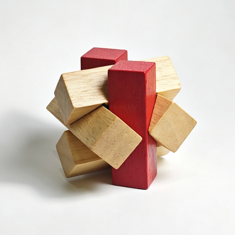 Wooden Puzzle Kids - Knot Puzzles for Adults & Kids