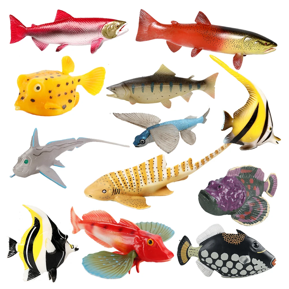 Kids Toys Reviews - Marine Toy Animals Figures Sword Fish
