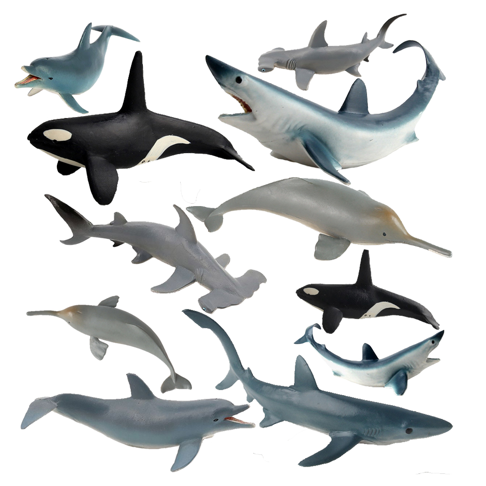 Kids Toys Reviews - Endangered Marine Animals Figurines Killer Shark