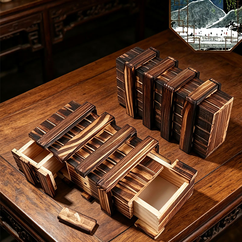 Wooden Puzzle Kids - Classic 3D Brain Teaser Wooden Puzzle