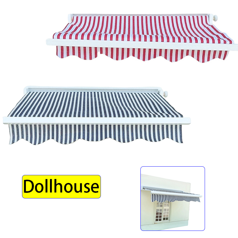 Kids Toys Home - 1/12 Dollhouse Simulation Awning Model Dollhouse