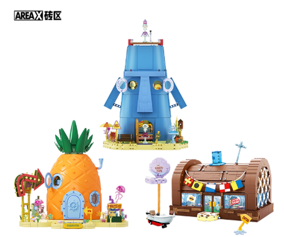 Areax Spongebob Bikini Bottom  - огляд і ціна Kids Toys Blocks