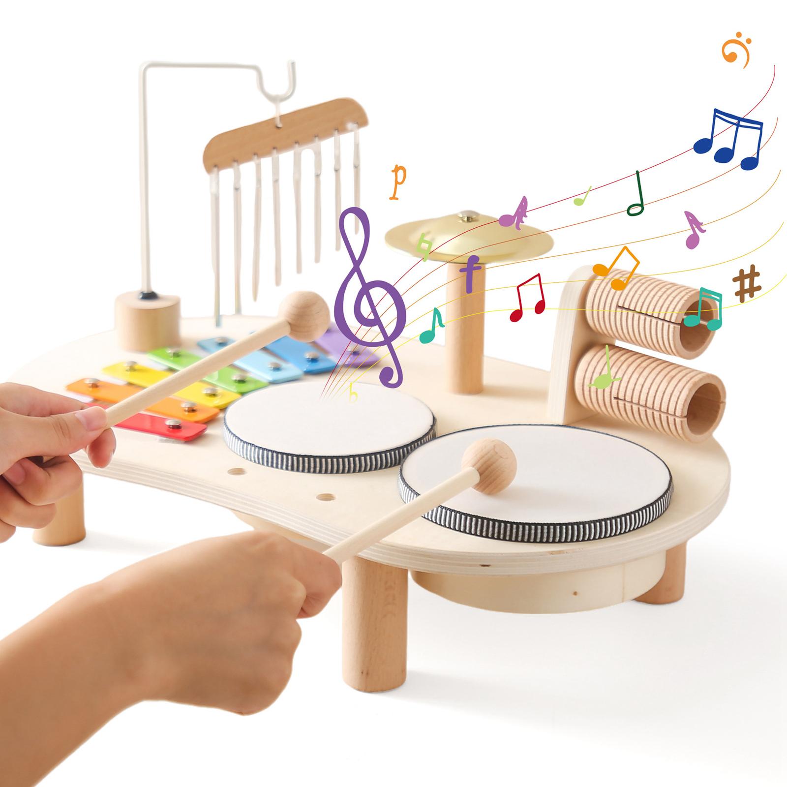 Xylophone Drum Set Learning To - огляд і ціна Kids Toys Xylophone