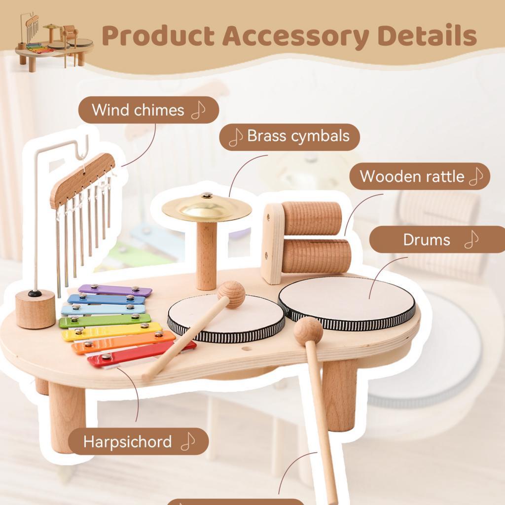 Xylophone Drum Set Learning To - огляд і ціна Kids Toys Xylophone