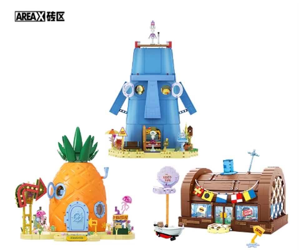 Areax Spongebob Bikini Bottom  - огляд і ціна Kids Toys Blocks