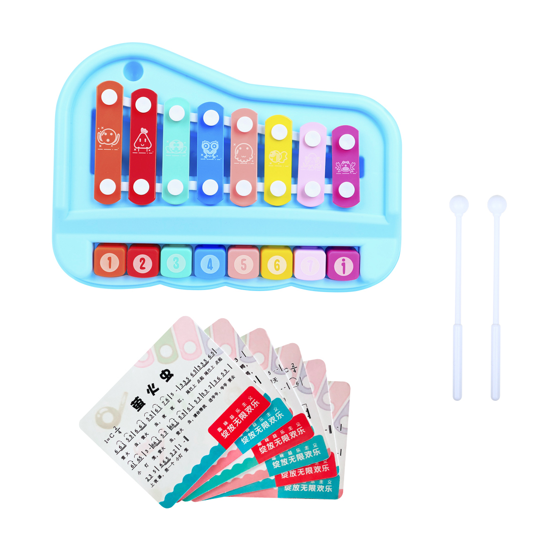 SY-73 Kids Xylophone 8 Note Gl - огляд і ціна Kids Toys Xylophone