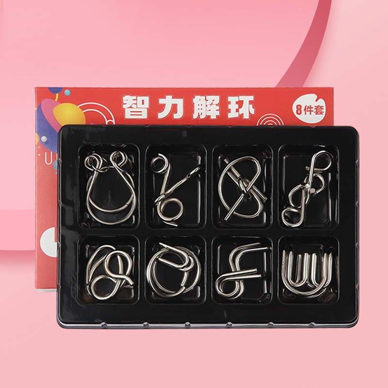 Metal Ring IQ Mind Brain Tease - огляд і ціна Wooden Puzzle Kids