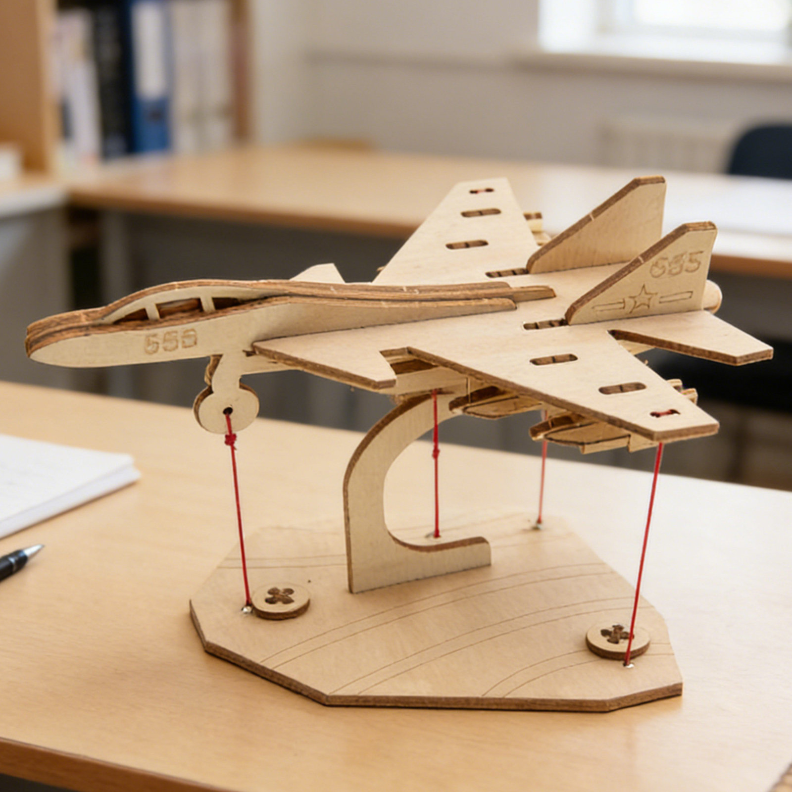 2Sets Tensegrity Aircraft Kit  - огляд і ціна Wooden Puzzle Kids