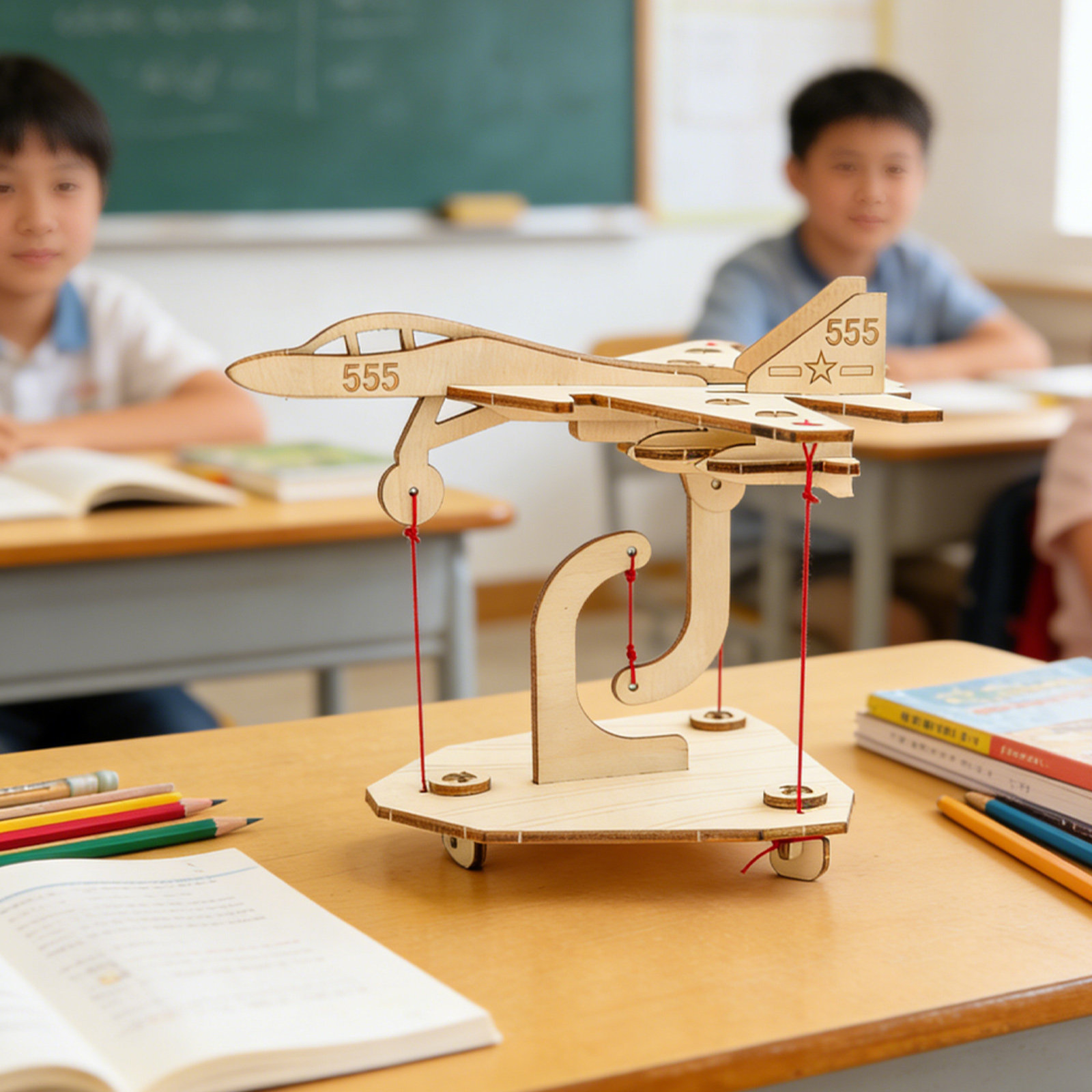 2Sets Tensegrity Aircraft Kit  - огляд і ціна Wooden Puzzle Kids