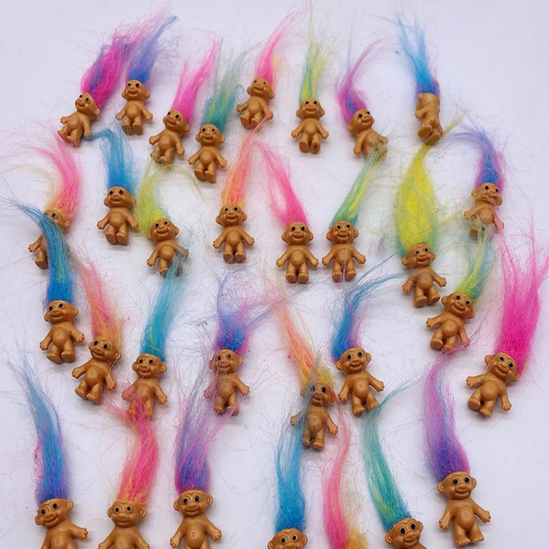 5/10pcs mini long hair clown d - огляд і ціна Kids Toys Under £5