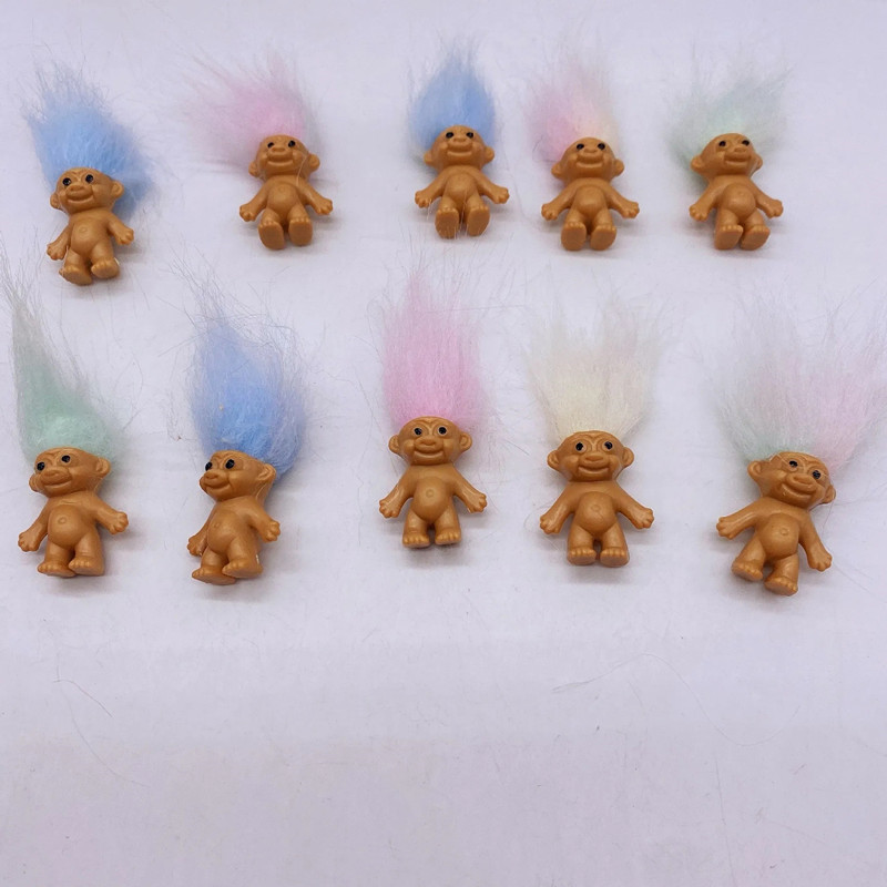 5/10pcs mini long hair clown d - огляд і ціна Kids Toys Under £5