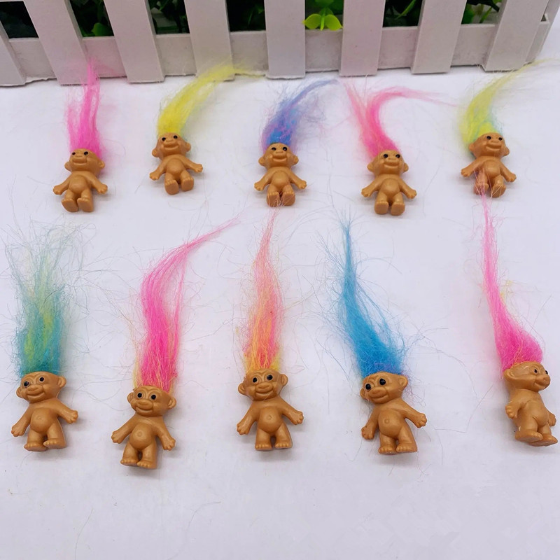 5/10pcs mini long hair clown d - огляд і ціна Kids Toys Under £5