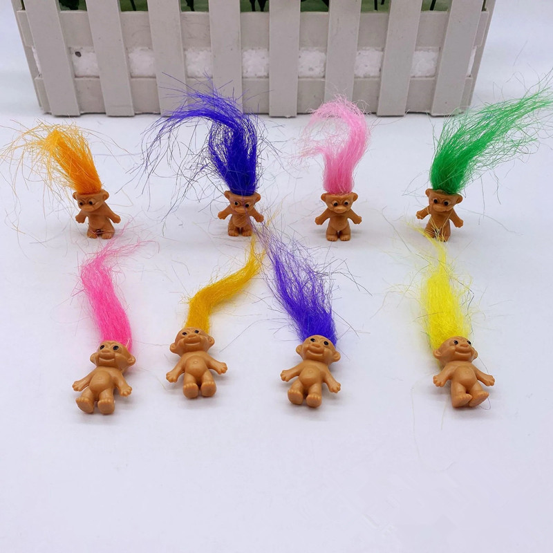 5/10pcs mini long hair clown d - огляд і ціна Kids Toys Under £5