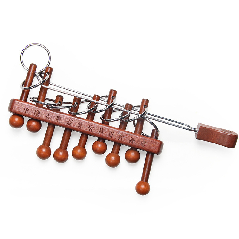 Classical Chinese Nine Linked  - огляд і ціна Wooden Puzzle Kids