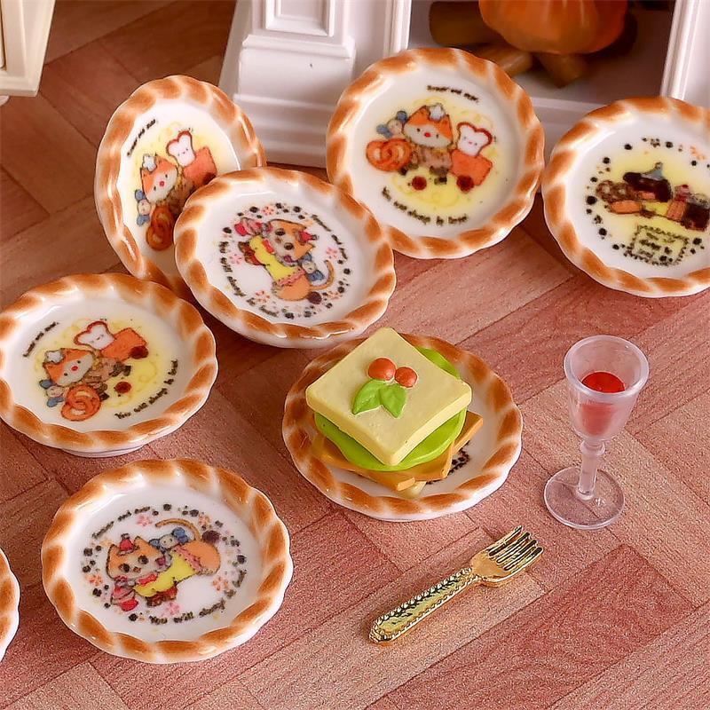 10Pcs/set Dollhouse Miniature  - огляд і ціна Kids Toys Home