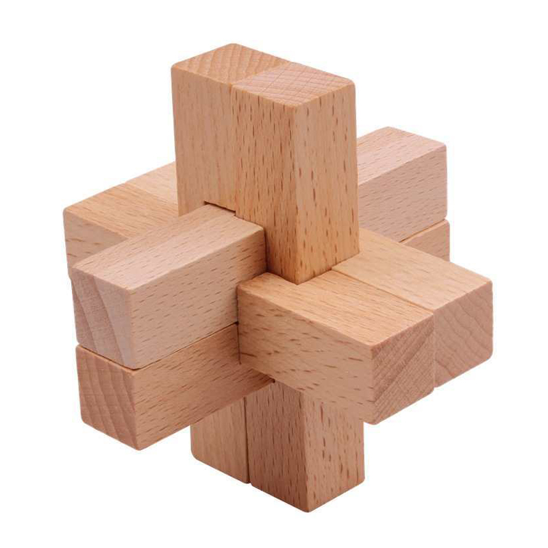 Wooden Luban Puzzle for Adults - огляд і ціна Wooden Puzzle Kids