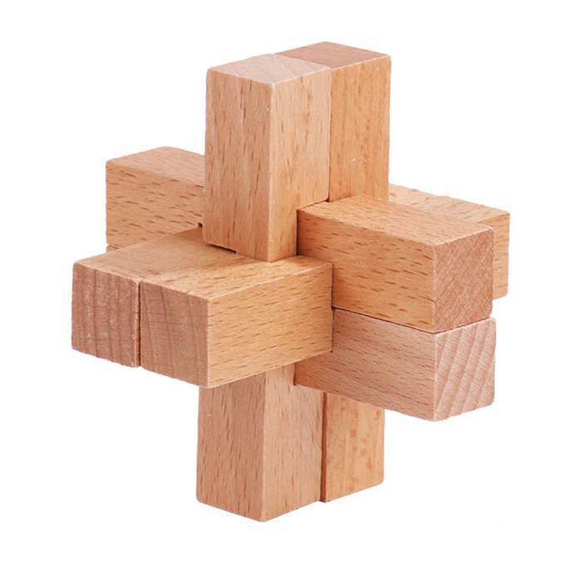 Wooden Luban Puzzle for Adults - огляд і ціна Wooden Puzzle Kids