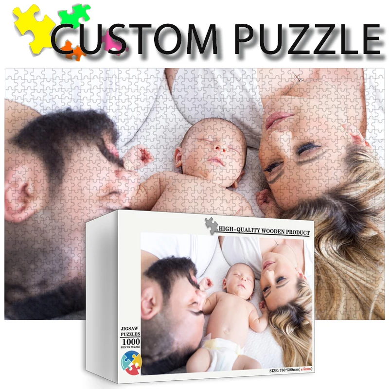 Photo Custom Jigsaw Wooden Per - огляд і ціна Wooden Puzzle Kids