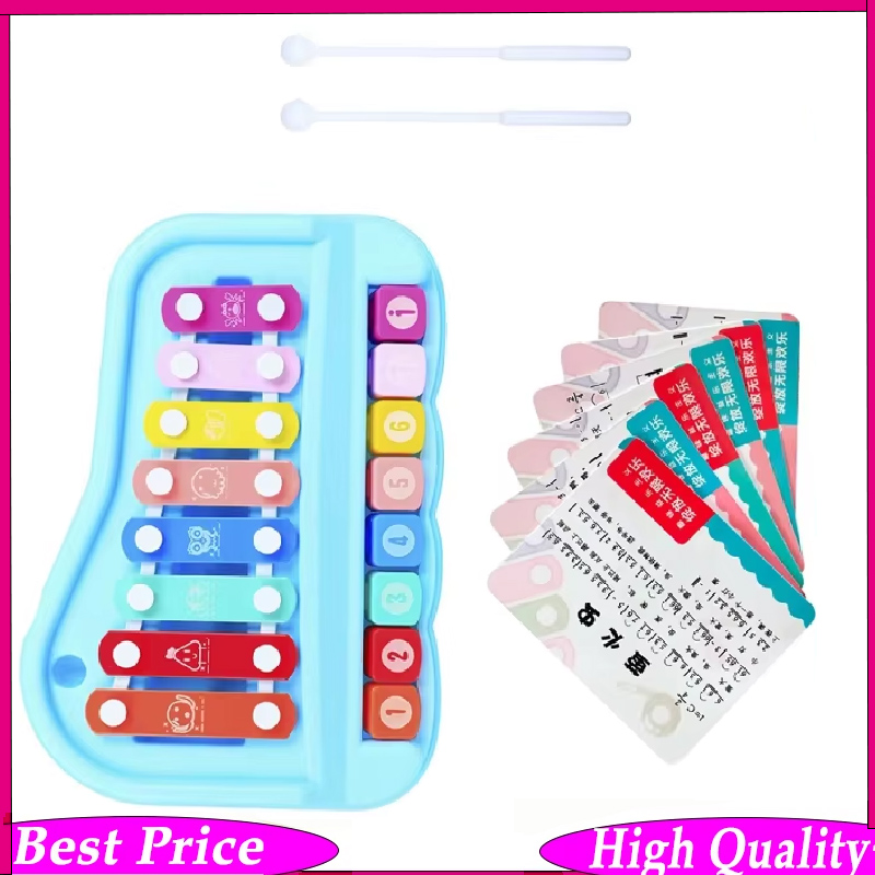 8 Tone Hand Percussion Instrum - огляд і ціна Kids Toys Xylophone