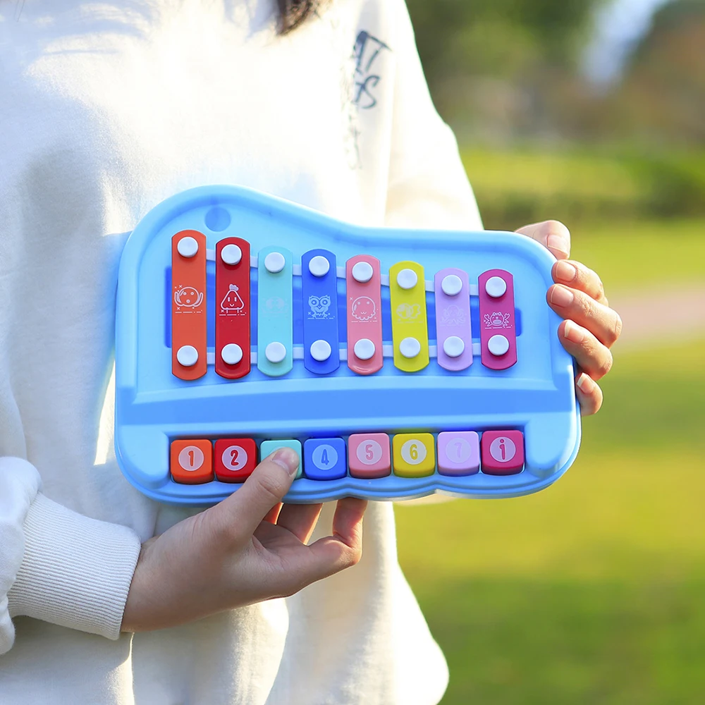 8 Tone Hand Percussion Instrum - огляд і ціна Kids Toys Xylophone