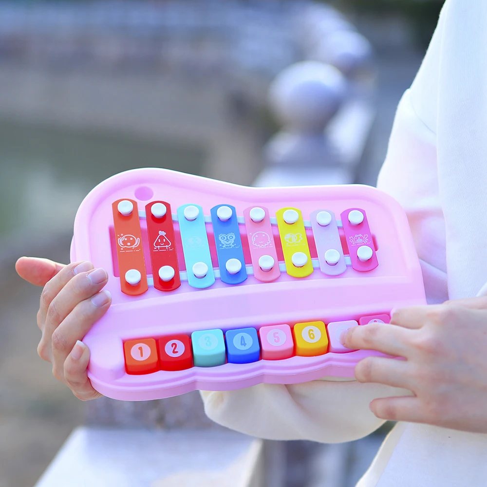 8 Tone Hand Percussion Instrum - огляд і ціна Kids Toys Xylophone