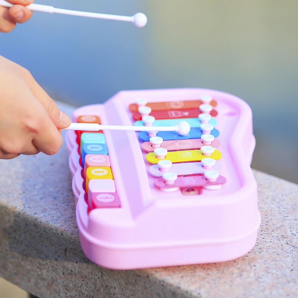 8 Tone Hand Percussion Instrum - огляд і ціна Kids Toys Xylophone