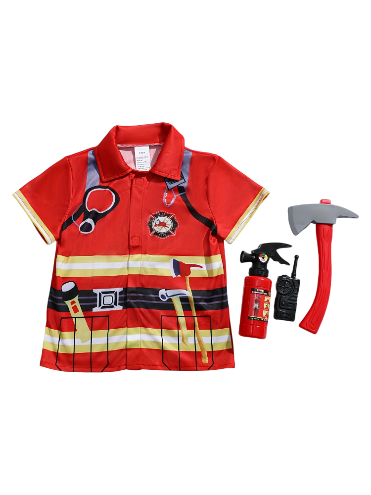 Kids Firefighter Style Shirt w - огляд і ціна Kids Toys Kit