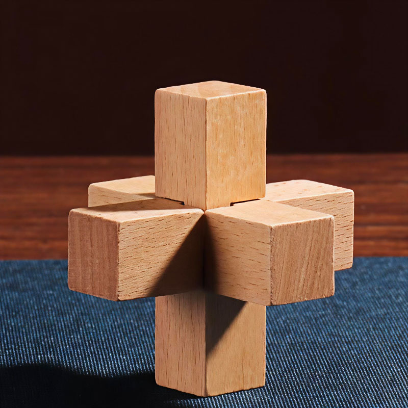Easy Disentanglement Brain Tea - огляд і ціна Wooden Puzzle Kids