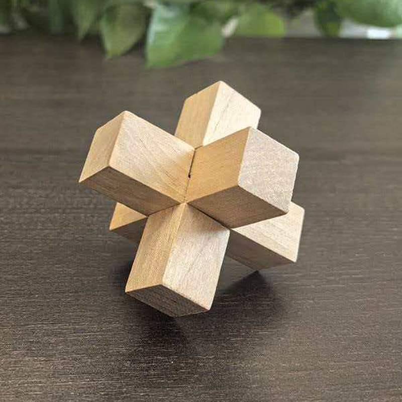 Easy Disentanglement Brain Tea - огляд і ціна Wooden Puzzle Kids