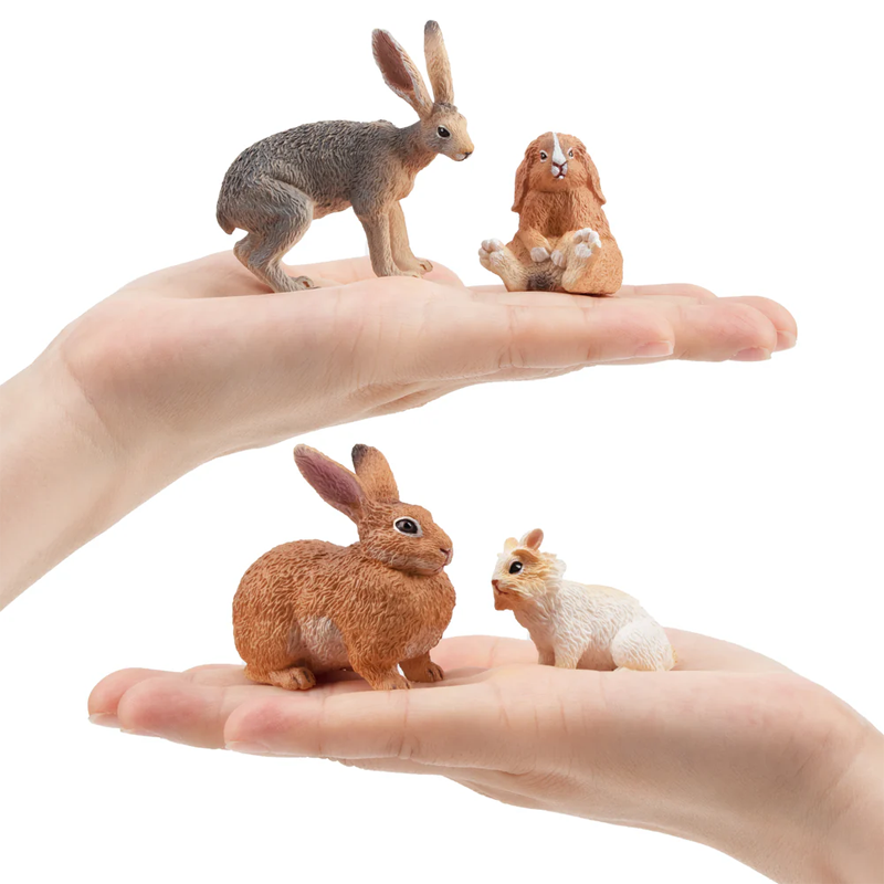 12Pcs Simulation Rabbit Farm A - огляд і ціна Kids Toys Latest