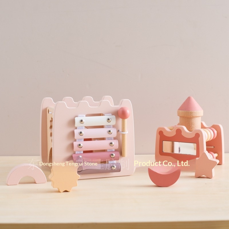 Wooden Castle 5 In 1 Activity  - огляд і ціна Kids Toys Xylophone