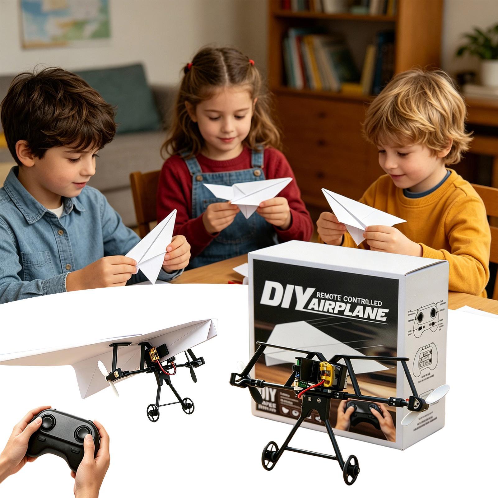 DIY RC Paper Airplane Kit Plan - огляд і ціна Kids Toys Kit