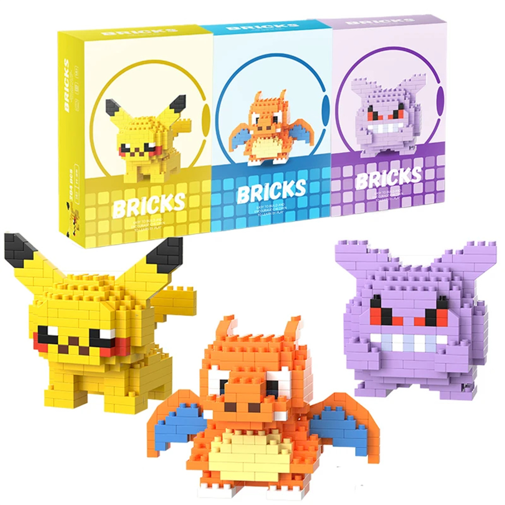 Pokemon Micro Building Blocks  - огляд і ціна Kids Toys Blocks