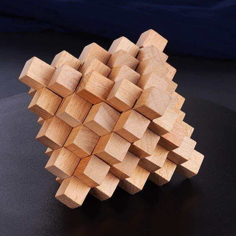 Difficult LuBan Lock Pineapple - огляд і ціна Wooden Puzzle Kids