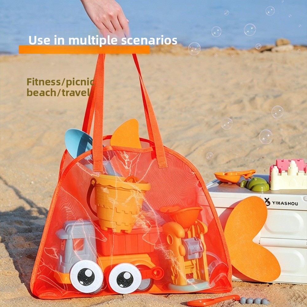 Kids Mesh Beach Bags Colorful  - огляд і ціна Kids Storage Toys