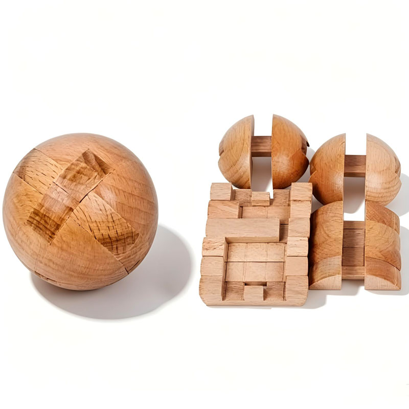 Classic Wooden Puzzle Ball Mag - огляд і ціна Wooden Puzzle Kids