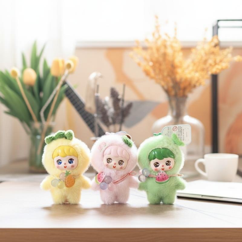 Cute Fruit Plush Doll Keychain - огляд і ціна Kids Toys Home