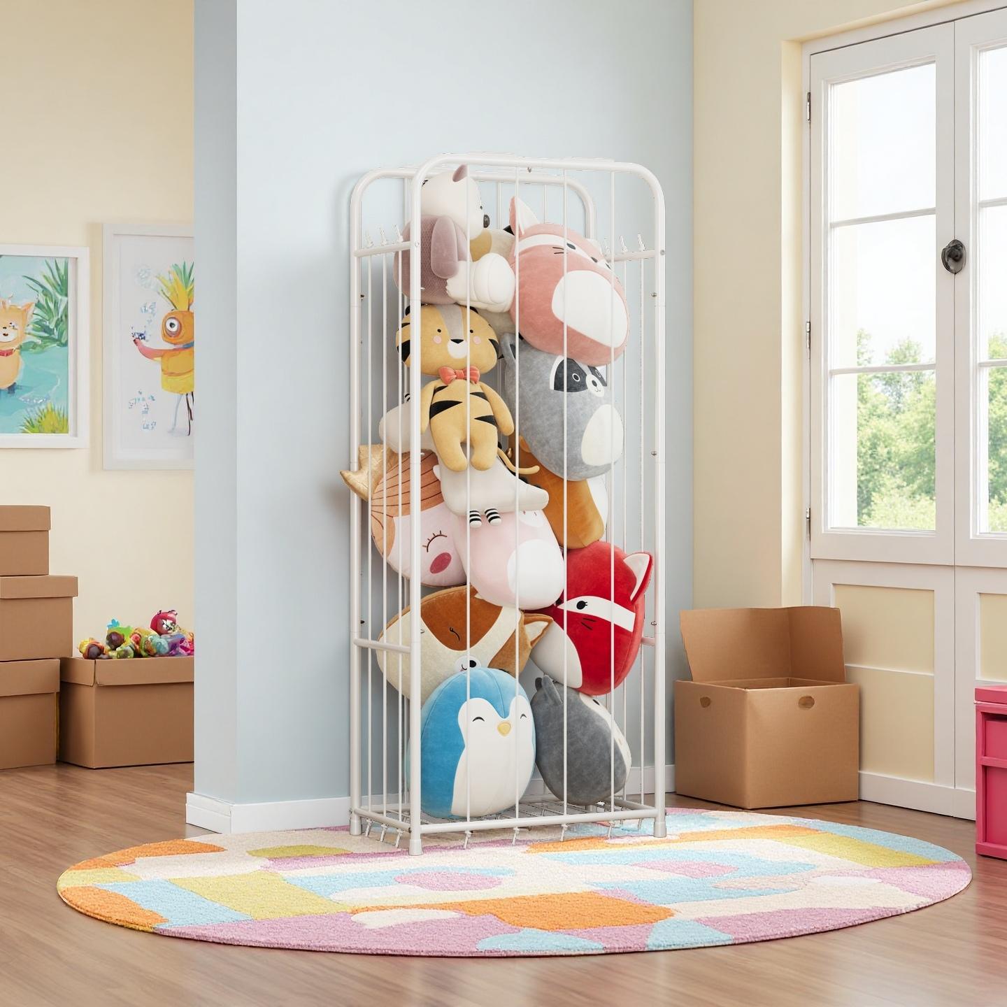 Vertical Stuffed Animal Storag - огляд і ціна Kids Storage Toys
