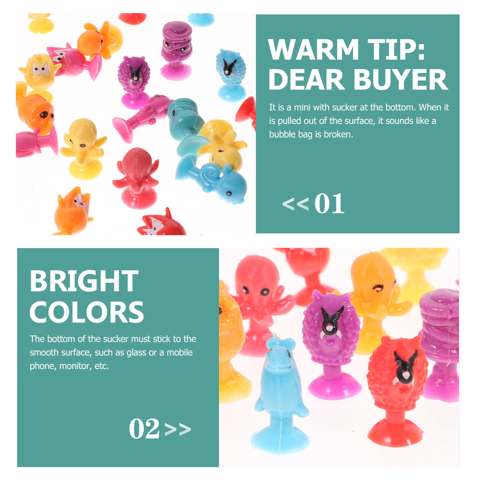 24Pcs Cartoon Plastic Mini Ani - огляд і ціна Kids Toys Home