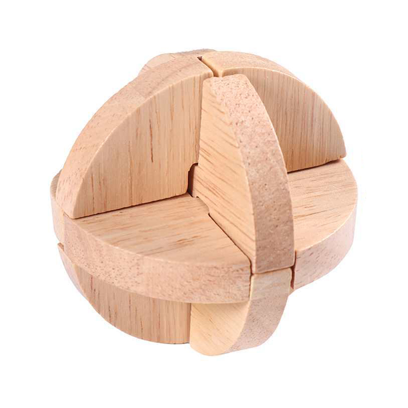 Classic Lu Ban ball Wooden Bra - огляд і ціна Wooden Puzzle Kids
