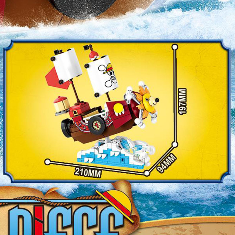 In Stock One Piece Pirate Ship - огляд і ціна Kids Toys Blocks