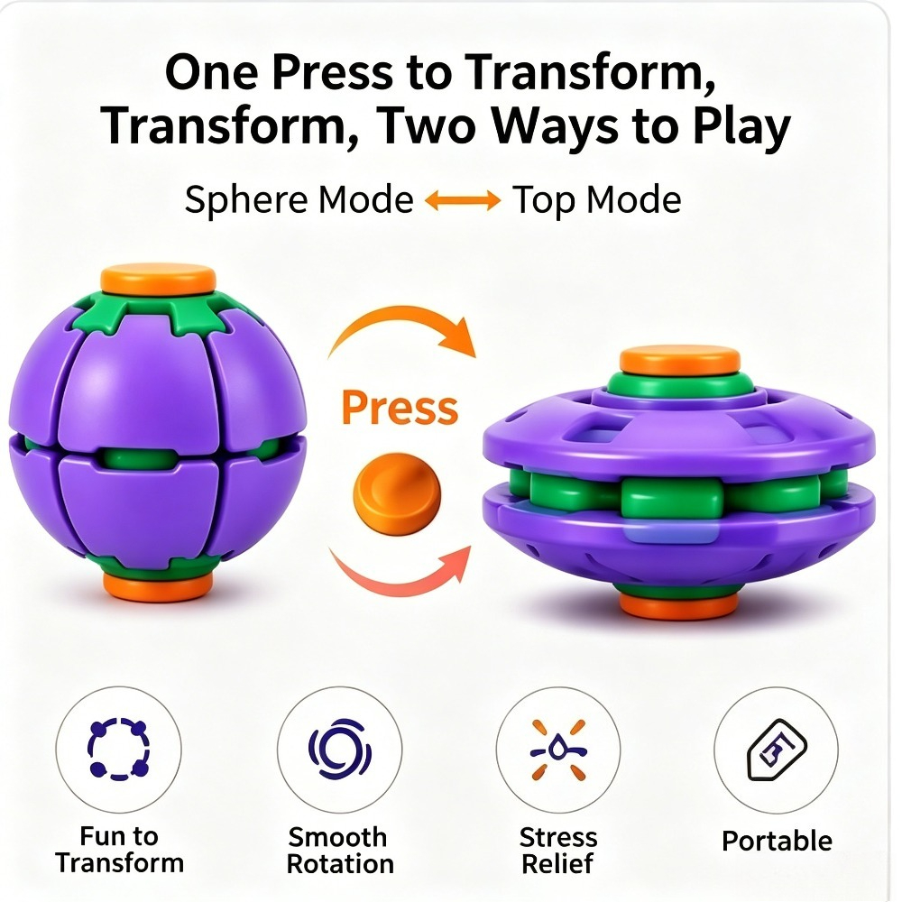 Transforming Fidget Spinner Ba - огляд і ціна Sensory Fidget Toys
