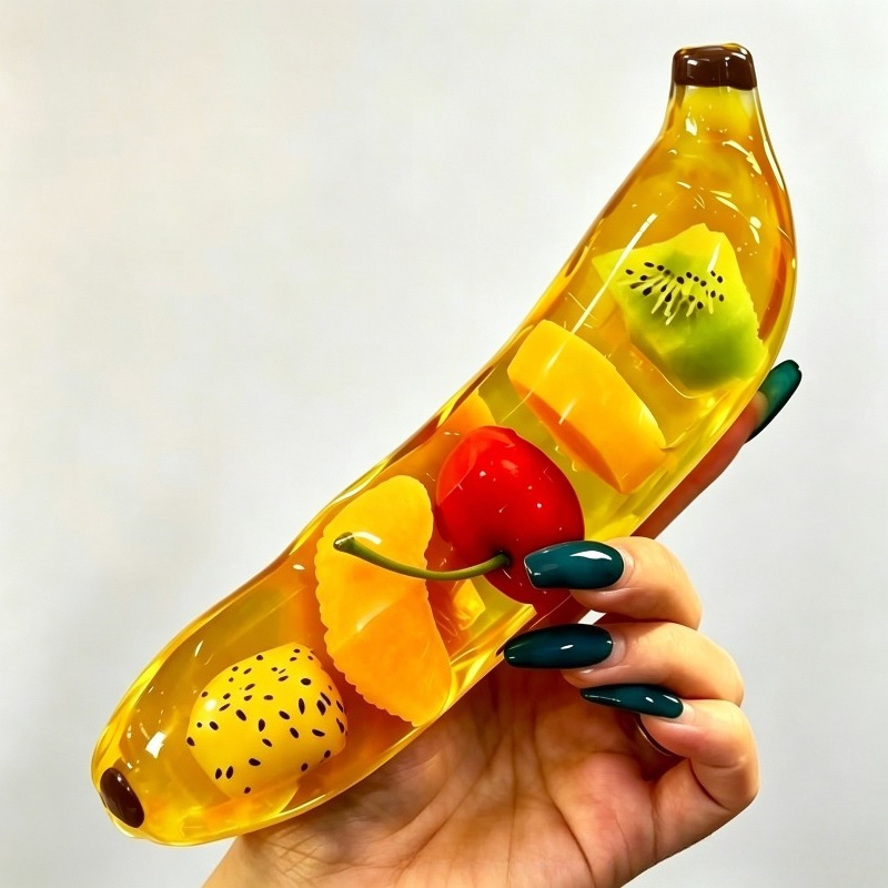 Fruit Banana Jelly Squishy Toy - огляд і ціна Sensory Fidget Toys